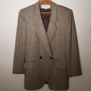 Wool blazer suit jacket coat jones New York vintage